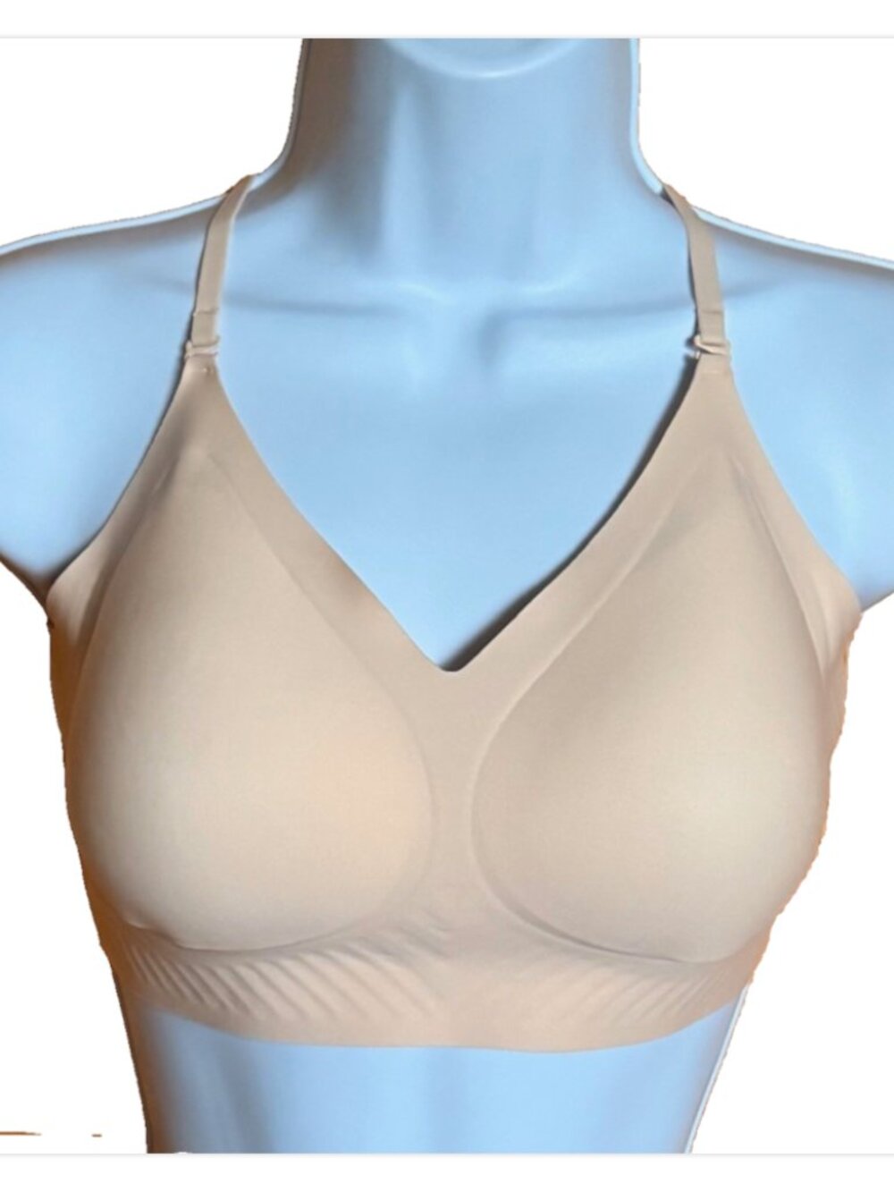 NWOT Low Back Multi-Way Bra medium Racerback Halter Strapless Seamless